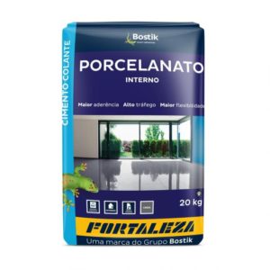 ARGAMASSA FORTALEZA INTERNA PORCELANATO CINZA 20KG