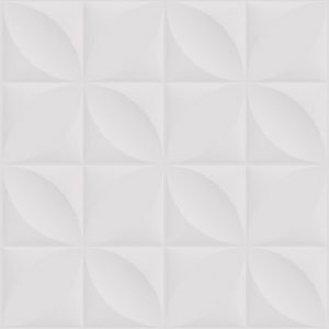 Revestimento Lume 45x90 Retificado Botânico Branco 'A'